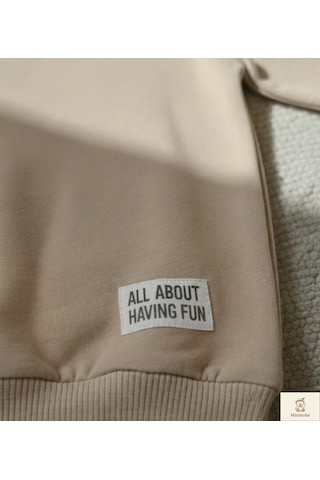 Minibohe Erkek Çocuk Sweatshirtbej Bej