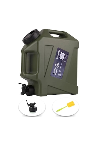 Madfox Galon Air Pe Musluklu Su Bidonu 19 Litre Green