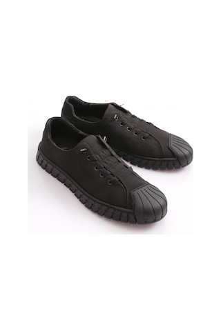Dgn 9872 Erkek Sneakers Ayakkabi Siyah Tekstil