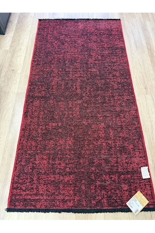 Hoom Rugs Vintage Vtg 115 Bordo Dekoratif Yıkanabilir Kilim Bordo