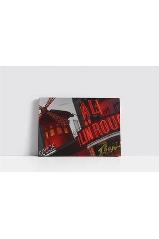 Fransa Moulin Rouge Kanvas Tablo-153936