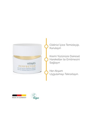 Vitayes Perfector Canlandırıcı Gündüz Kremi SPF15 50 ML + Gece Kremi 50 ML + Sos Çay Ağacı Özlü Onarıcı Roll-On Serum 3 x 10 ML