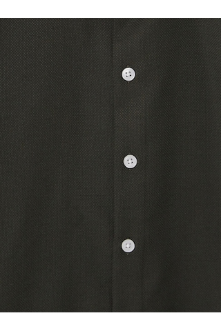 Lcw Busıness Haki Slim Fit Armürlü Erkek Gömlek