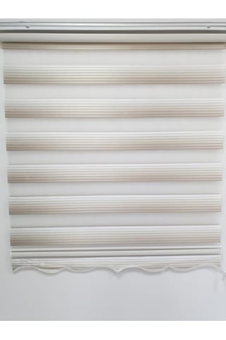 Bbb Geniş Pliseli Renk Geçişli Zebra Stor Perde Mz293