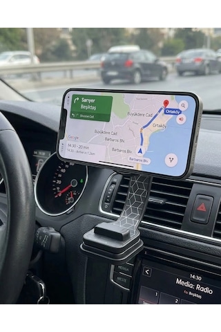 Mey Najmaddin Dashboard Manyetik Telefon Tutucu Ayarlanabilir Telefon Standı Najmaddin Belirtilmemiş