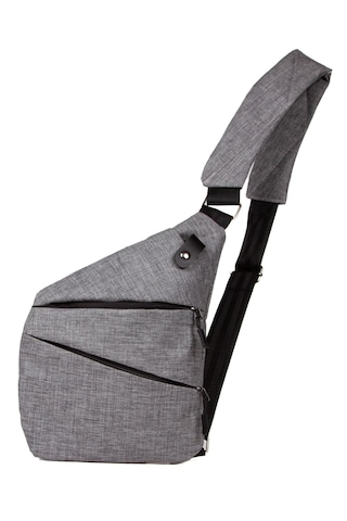 Newish Polo Heybe Postacı Çantası - Body Bag Gri