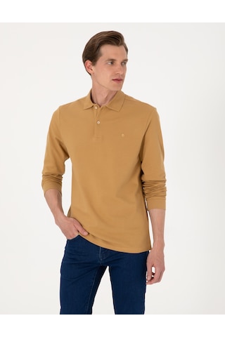 Pierre Cardin Erkek Camel Sweatshirt 50314048-vr015 Camel