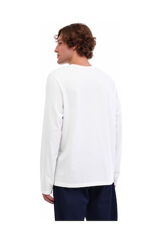 Lumberjack Mb Loen 14ljk-130-33 5pr Beyaz Erkek Uzun Kol T-shirt Beyaz