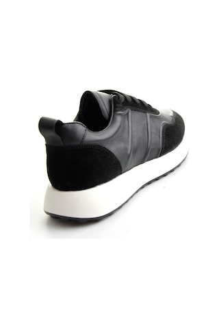 Bambi Siyah Napa Hakiki Deri Erkek Sneaker E01774057943