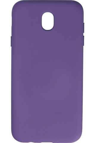 Newface Samsung Galaxy Uyumlu J7 Pro / J730 Kılıf Nano İçi Kadife Silikon Semeglbl - 72 - Mor