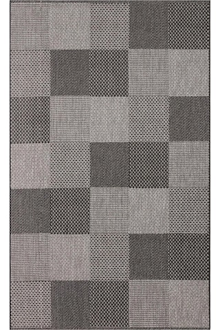 Eko Halı Mono Mno 01 Dark Grey Kaymaz Tabanlı Kilim