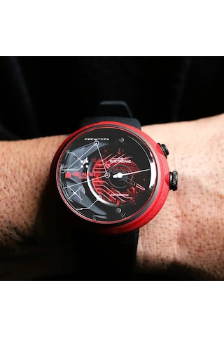 The Electricianz The Red Alert - Edition 47mm Erkek Kol Saati