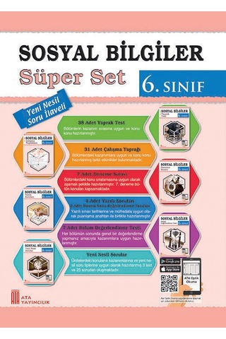 Ata 6.sınıf Yeni Nesil Sorularla Ben Korkmam Sosyal Bilgiler + Süper Set