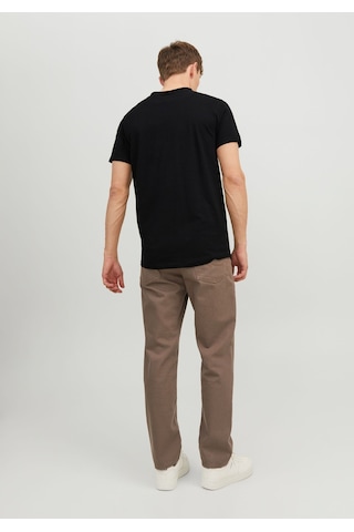 Jack & Jones Jjebasher Tee O-Neck Ss Noos Erkek Siyah Tişört Siyah