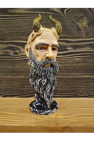 God Of War Ragnarok Kratos Mimir 20cm El Yapımı Polyester Figür