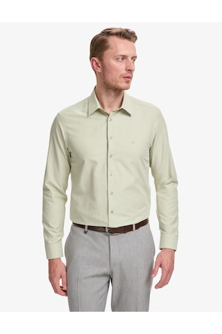 Pierre Cardin Erkek Yeşil Gömlek Basic 50325338-vr054