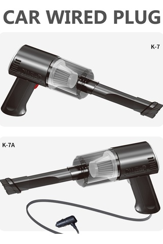 Jeemson K-7a Kablolu Siyah Araç Süpürgesi - Yüksek Emme Gücü, Çoklu Filtre, Düşük Gürültü, Farklı Emme Başlıkları İle Ev Ve Araç İçin