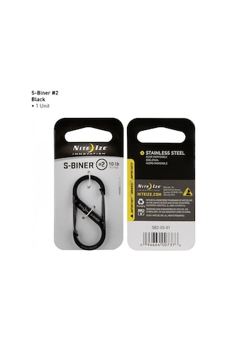 Nite Ize S-Biner Paslanmaz Karabina 2 Çok Renkli
