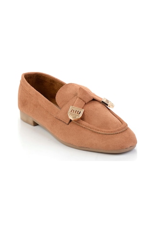 Bambi Taba Kadın Loafer Ayakkabı K01688011572 Taba
