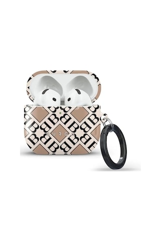 Ayrex Apple Airpods 4 İle Uyumlu Kılıf, Monogram