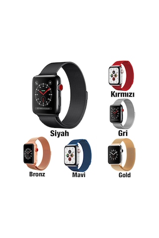 Ally Apple Uyumlu Watch 7 45 MM 6-5-4 44 MM Kayış Kordon Metal Milano Loo (120526893)