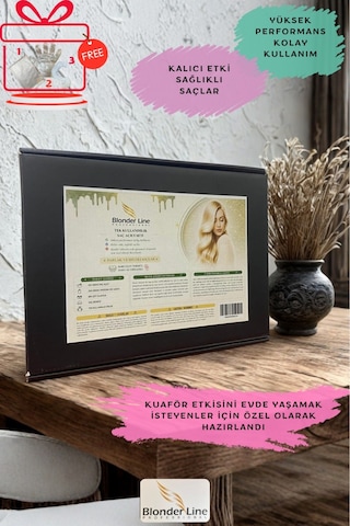 Saç Açıcı Toz, Yüksek Performanslı Tek Kullanımlık Set, 100 Gr Saç Açıcı, 200 Gr Oksidan