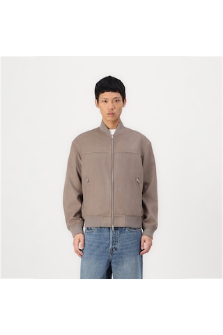 Jack&jones Ccfrank Bomber Erkek Kahverengi Klasik Yaka Ceket Kahverengi