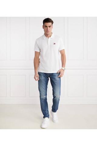 Tommyhilfiger Polo Yaka Logo Pike Polo T-shirt Beyaz