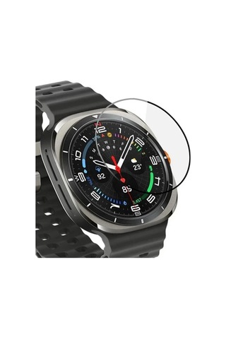 En-cag Samsung Galaxy Watch Ultra 47mm Uyumlu Polymer Nano Ekran Koruyucu - Şeffaf Bss