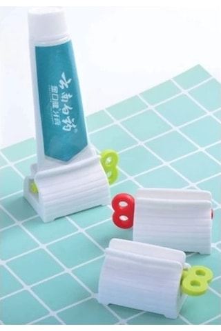 Çevirmeli Diş Macun Sıkacağı 1 Adet Çok Renkli