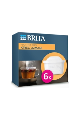 Brıta Maxtra Pro Kireç Uzmanı Yedek Su Arıtma Filtresi, 6 Lı