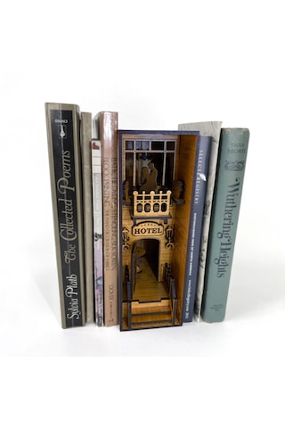 Book Nook Hotel Kitap Tutucu Dıy Kendin Yap