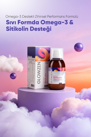 Glowzen+ Cognizin Sitikolin Şurup 100 Ml