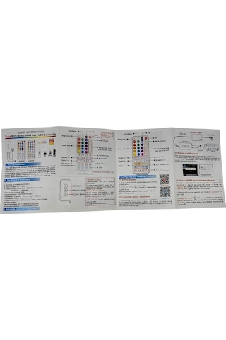 Doraled Tuya Destekli Wifi Kontrollü RGB Şerit Led Kontrol Cihazı 5-24V