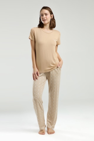Pierre Cardin Kadın Krem Pijama Takımı Pc9001-s-v1 Krem