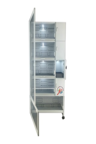 İstanbul Kafes Model 5Ys Pvc Kuş Dolabı