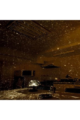 Hfambition Plastik Güneş Sistemi Projektörü - Sarı Işık Led Yıldız Gökyüzü, Usb/aa Pil İle Ev Ceiling Duvar Projeksiyonu