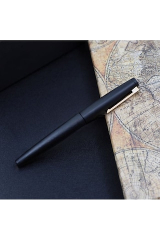 Kişiye Özel İsim Yazılı Bradley Serisi Siyah Dolma Kalem Şık Ve Kurumsal Hediye Siyah