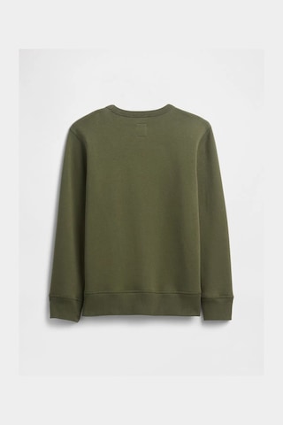 Gap V-fa Logo Çocuk Sweatshirt Haki