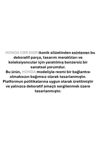 3d Baskı Spor Motosiklet Masa Dekoru 20cm El Yapımı Naked Bike