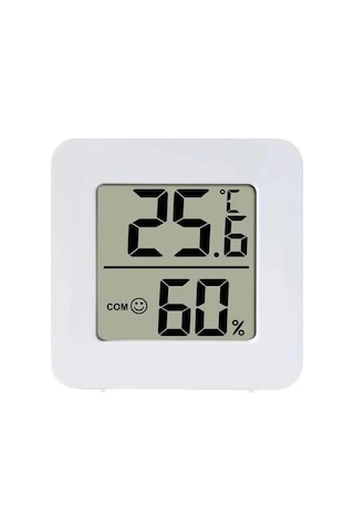 Alkatronik 45mm Mini Nem Sıcaklık Ölçer Hava Durumu Isı Gösterge Dijital Ekran Termometre Ev Oda Ofis Kuluçka
