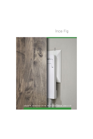 Smart - Ultra Ince / Slim /Yassı Topraklı Fiş 5Mm - Beyaz / Siyah Beyaz