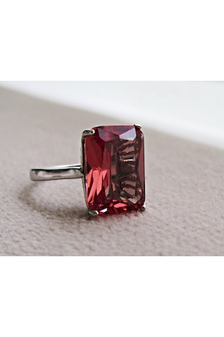 Gümüş Baget Zultanit Kadın Yüzük