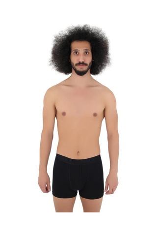 Cnt Erkek Boxer Premium Ambalajlı Boxer Rahat Katlanma Yapmaz Dikişleri Sağlam Patlama Yapmaz Siyah Siyah