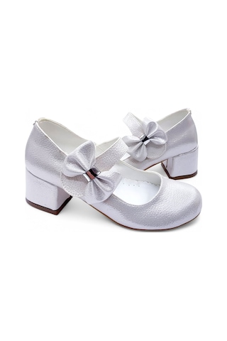 Beebron Ortopedik Topuklu Abiye Kız Çocuk Ayakkabı Starry Series Abiayk2401 Beyaz Beyaz