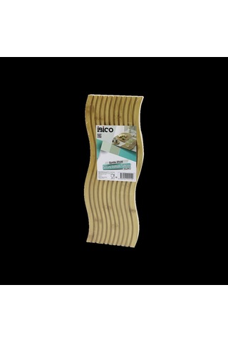 Bambu Servis Sunum Tahtası 17x39x1.5 Cm Çift Yüzlü Dalgalı/kanallı