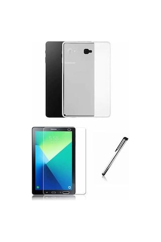 Samsung Uyumlu Galaxy Tab A Sm-P580 Silikon Tablet Kılıf Set