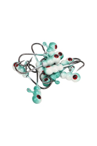 Kangvka 50 Adet Yüksek Karbon Çelik Jig Kafa İğne Seti - Keskin Uç, Taşınabilir Kutular, Tatlı Ve Tuzlu Su Balıkçılığı İçin