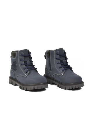 Pepino Lacivert Bağcıklı Fermuarlı Kaymaz Unisex Çocuk Bot 1782 P Lacivert