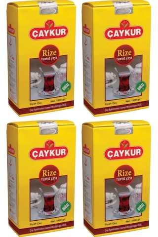 Çaykur Rize Turist Çayı 4 x 1 KG